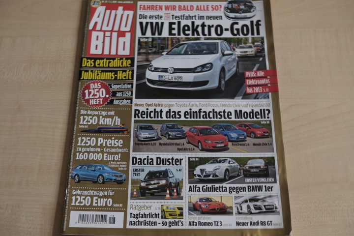 Deckblatt Auto Bild (18/2010)